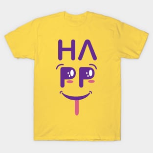 Happy Smiling Face - Smiley - Happiness T-Shirt